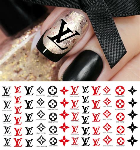 louis vuitton fake nails|louis vuitton nail decal.